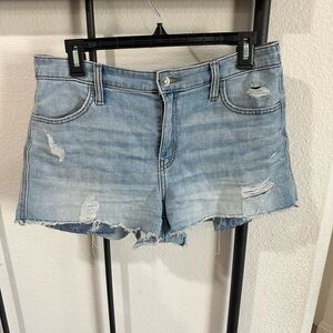 Aerie daydream cutoff Light Denim Distressed Jean Shorts